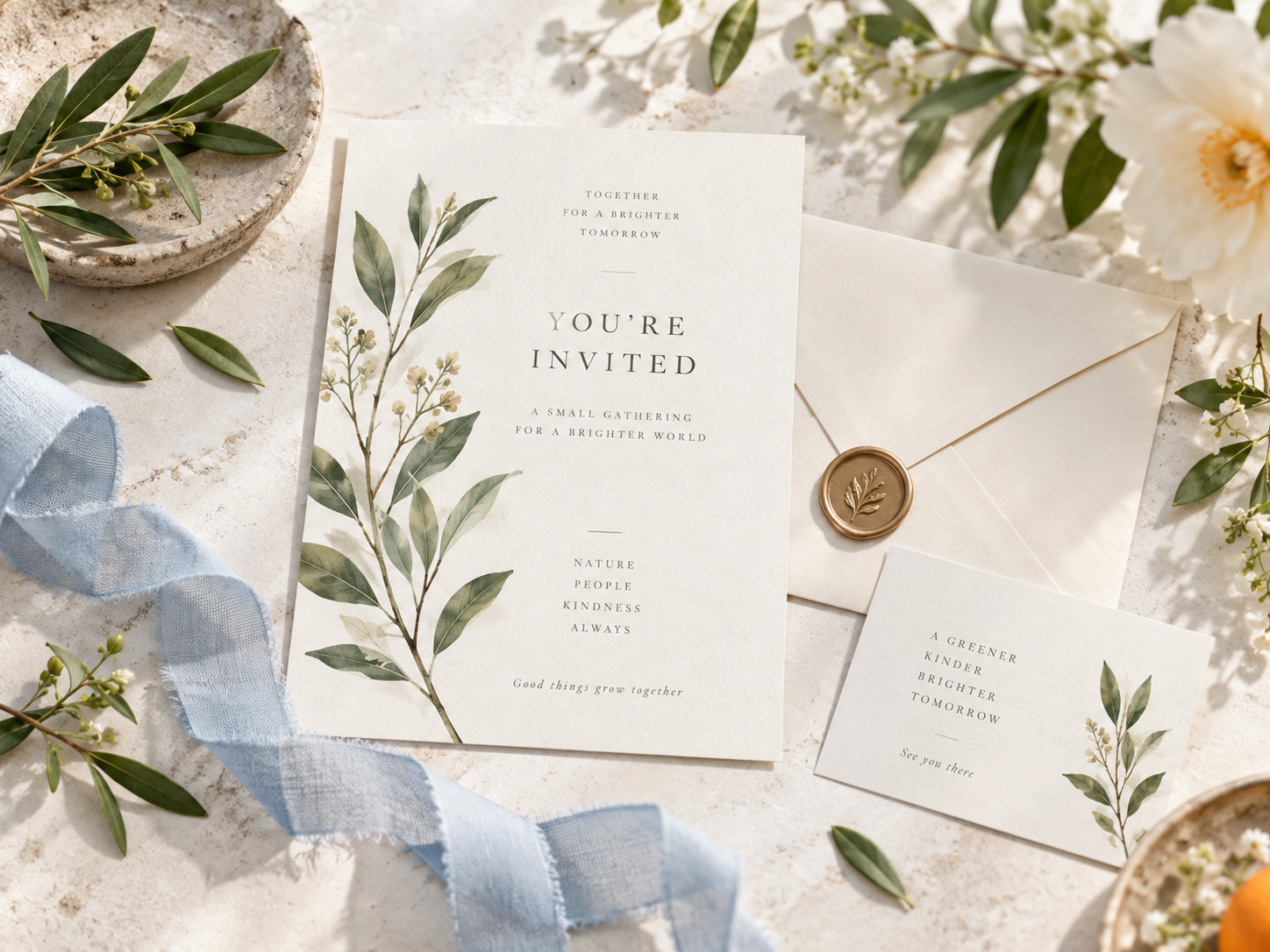Invitation Minimal Garden
